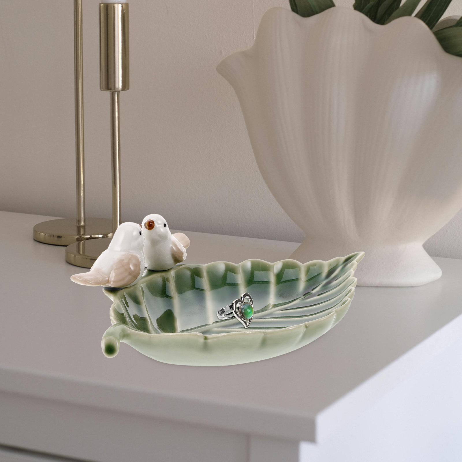 Niedliche Keramik-Vogelfigur a – Ceramic Trinket Dish Bewertung und Preis