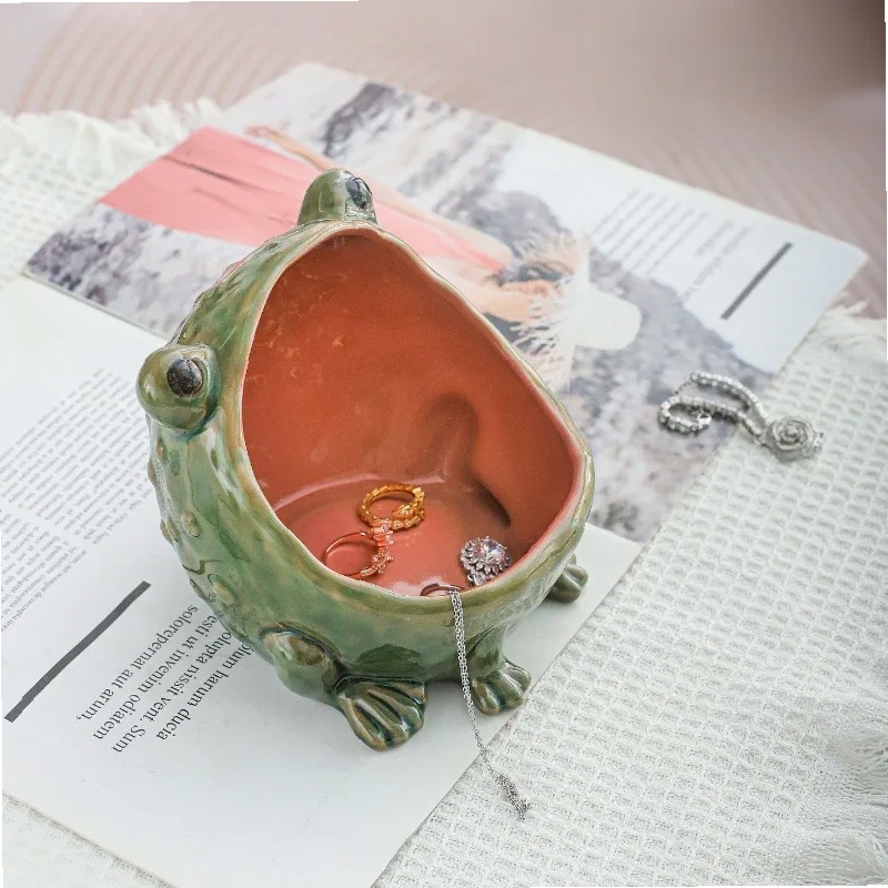 Keramik-Frosch-Schmuckschale m – Ceramic Trinket Dish Bewertung und Preis