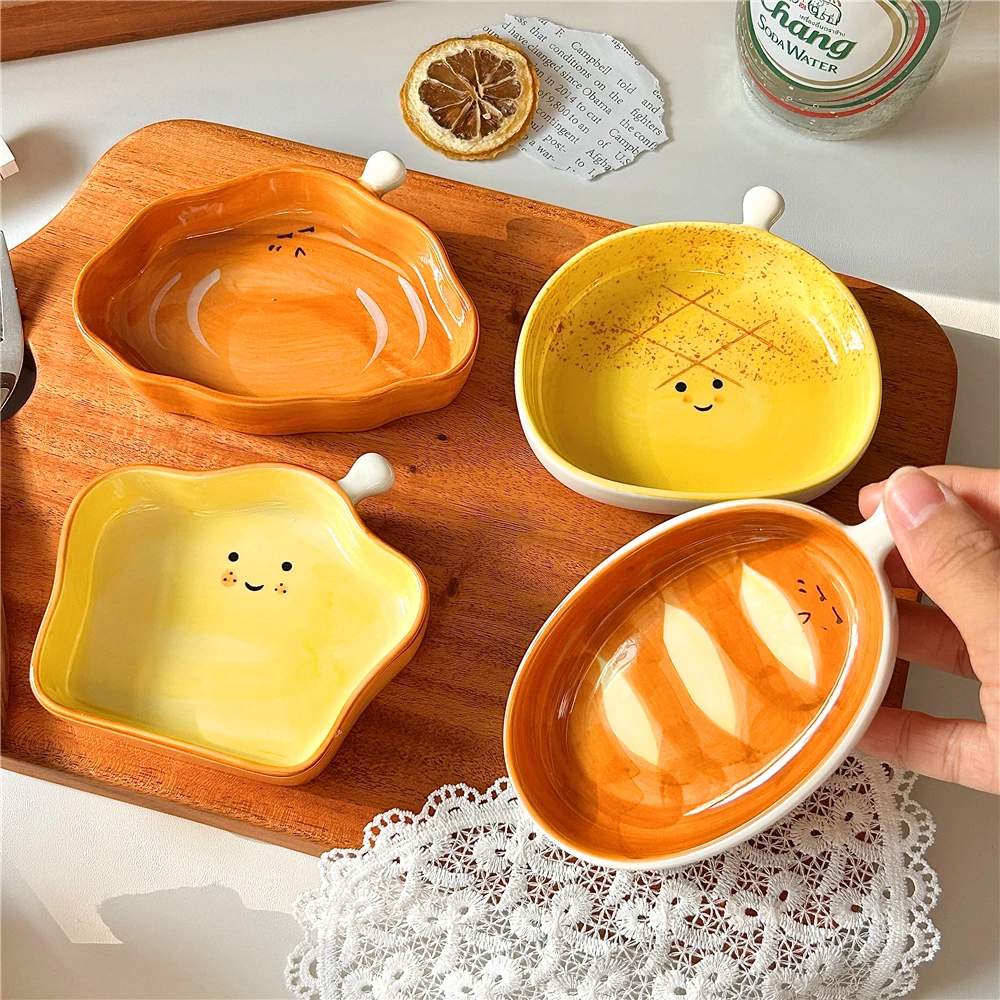 Kreative brotförmige Keramiksc – Ceramic Trinket Dish Bewertung und Preis