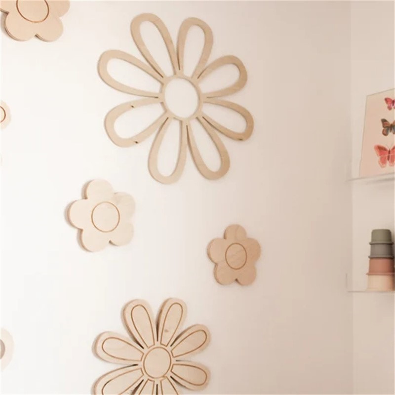 Holz Gänseblümchen Wand Blumen – Home Decor Daisy Bewertung und Preis