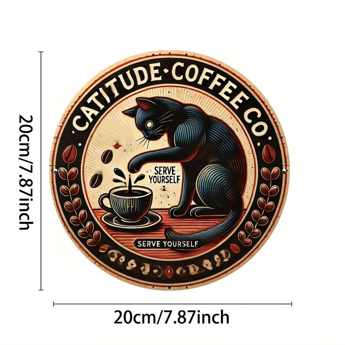 Catitude Coffee Company Alumin – Home Decor Logo Bewertung und Preis