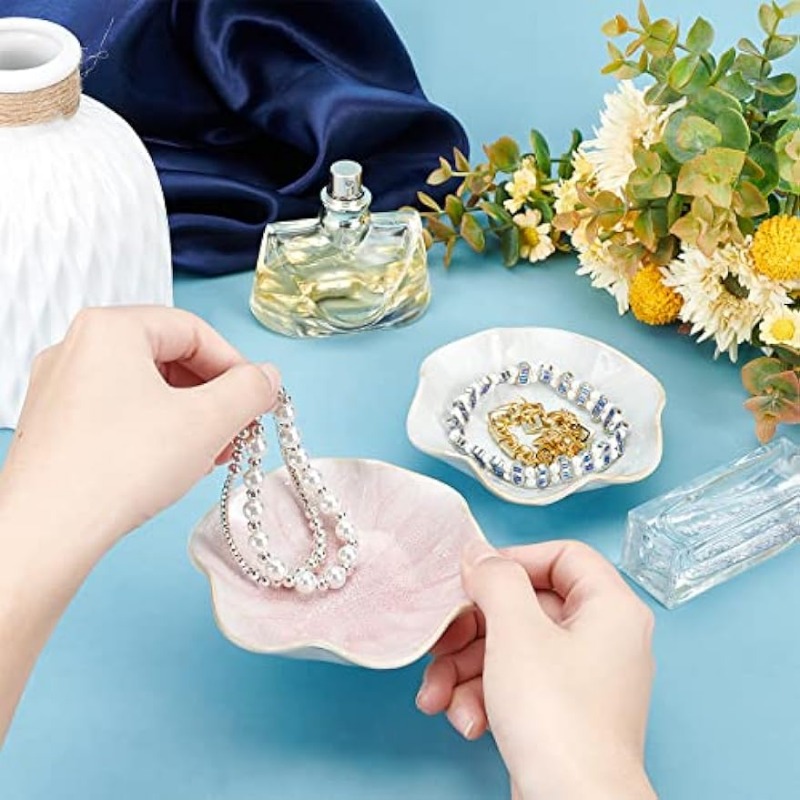 Blumen-Schmuck-Tablett, Ringsc – Ceramic Trinket Dish Bewertung und Preis
