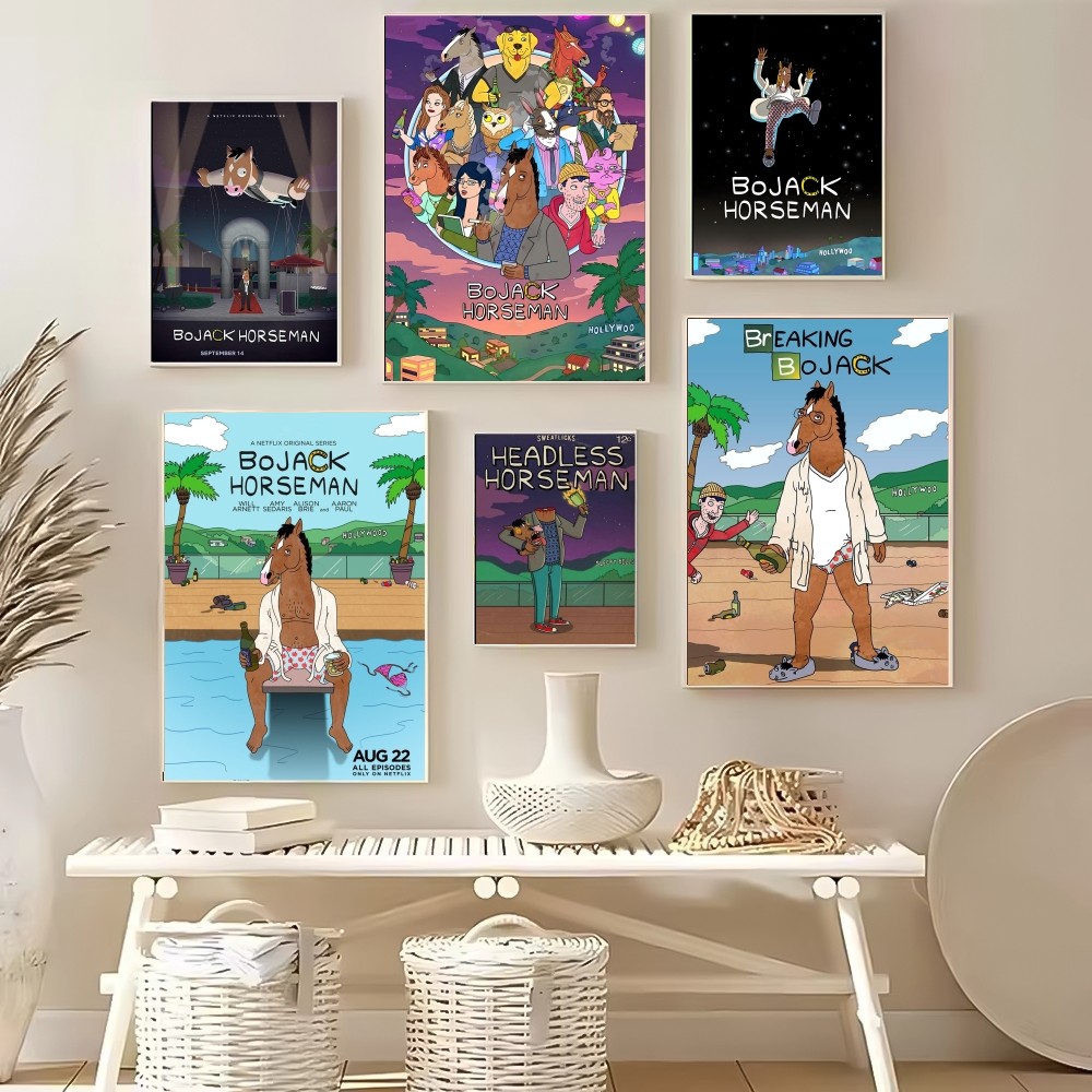 B-BoJack Cartoon H-Reiter-Post – Home Decor Living Room Ideas Bewertung und Preis