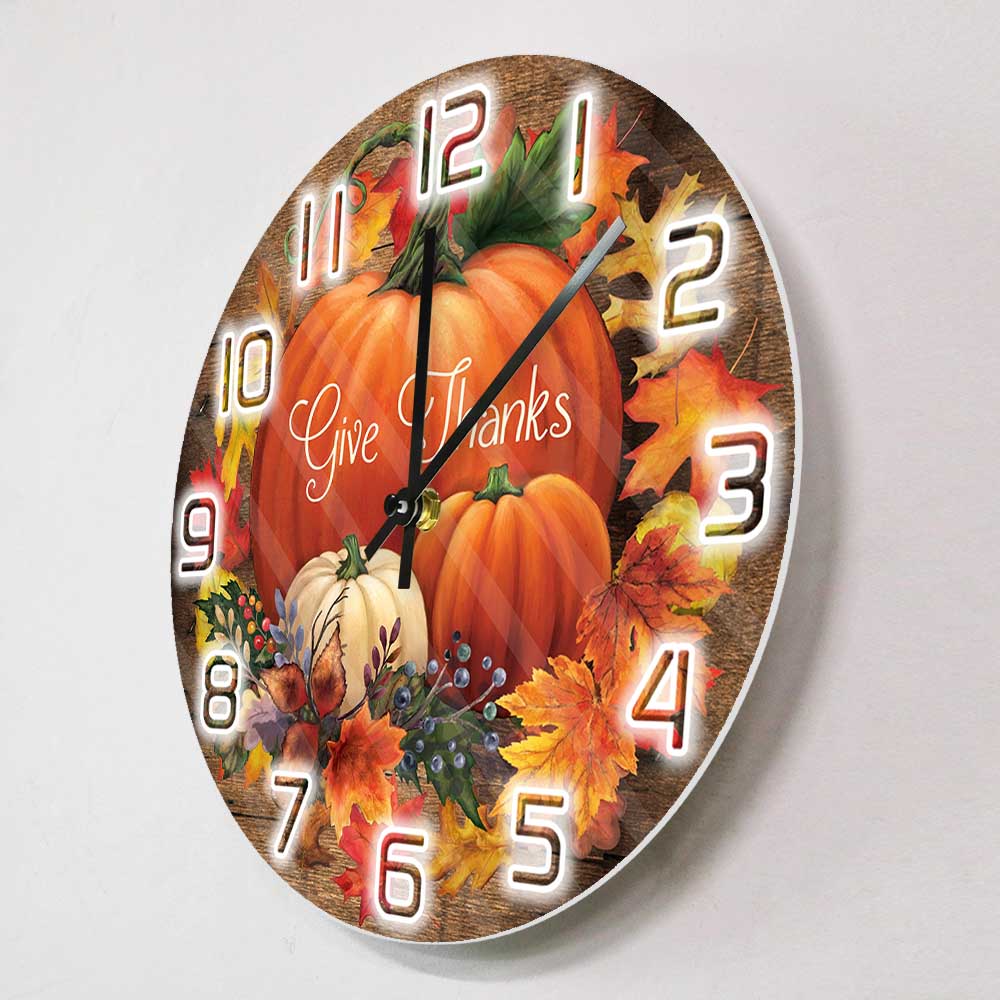 Wanduhr „Geben Sie Dank“ im mo – Home Decor Living Room Ideas Bewertung und Preis