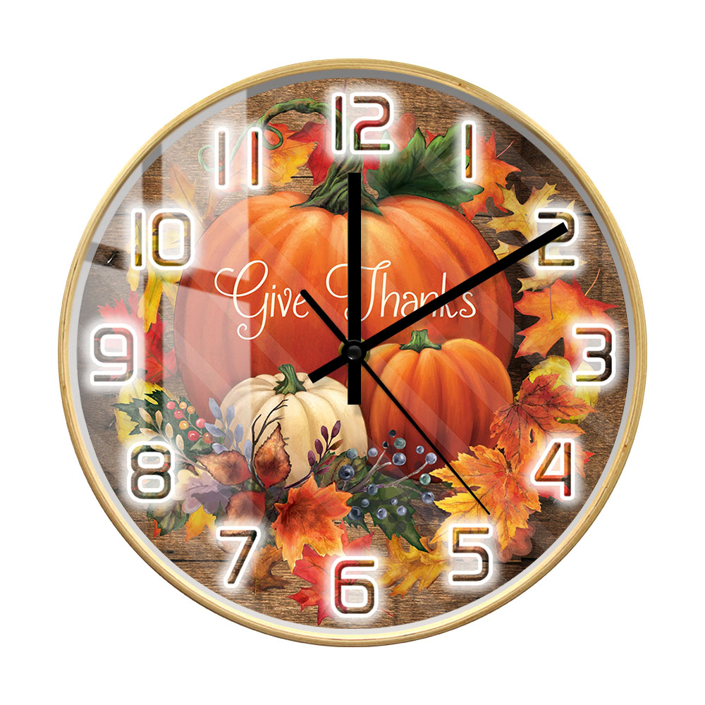 Wanduhr „Geben Sie Dank“ im mo – Home Decor Living Room Ideas Bewertung und Preis