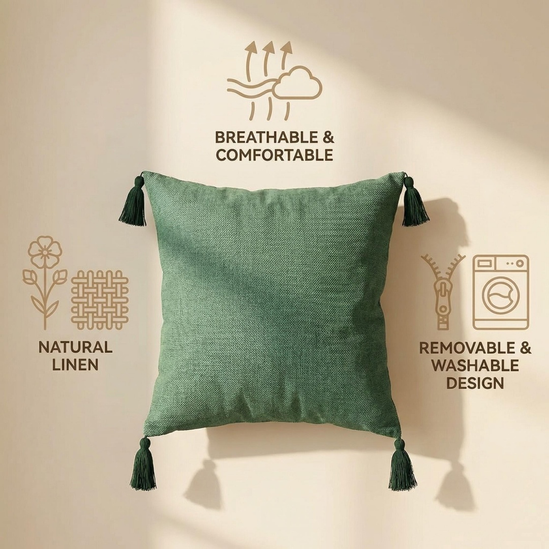 Nordisches Textur-Kissen aus g – Yarn Home Decor Bewertung und Preis
