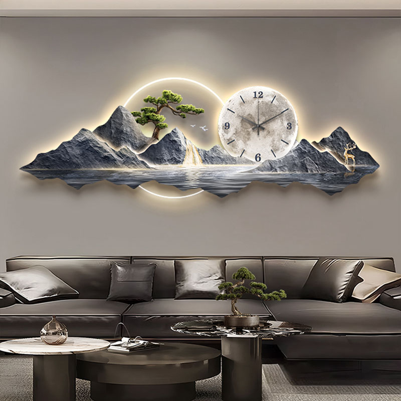 Wohnzimmer-Wanduhren Kunst-Wan – Wall Clock Silent Bewertung und Preis