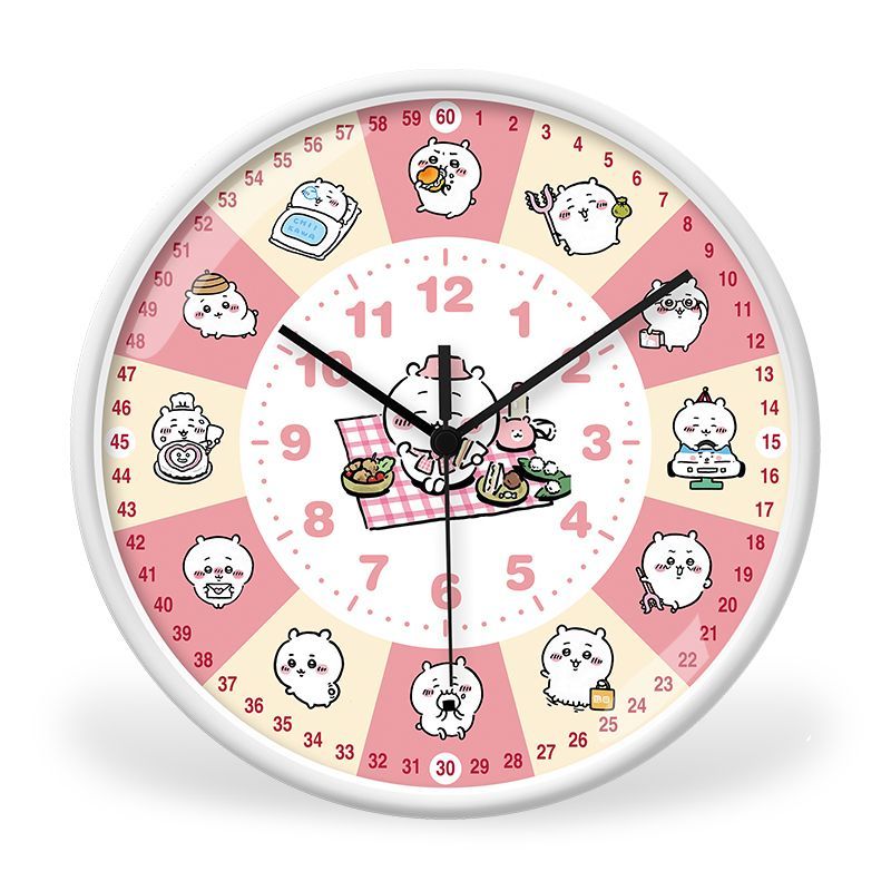 Anime Chiikawa Lern-Wanduhr Ca – Wall Clock Silent Bewertung und Preis