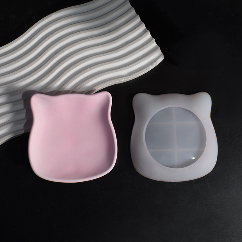 Gips Katze Teller Form Kätzche – Ceramic Trinket Dish Bewertung und Preis
