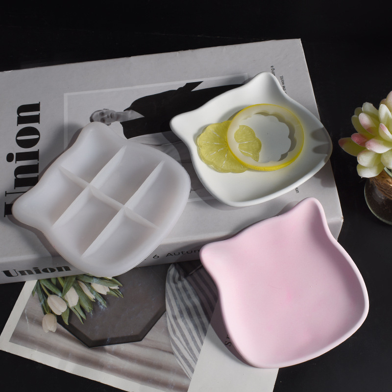 Gips Katze Teller Form Kätzche – Ceramic Trinket Dish Bewertung und Preis