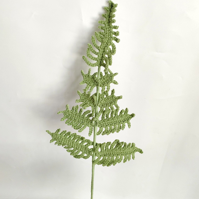 Neuer Blumenstrauß mit Farn bl – Yarn Home Decor Bewertung und Preis