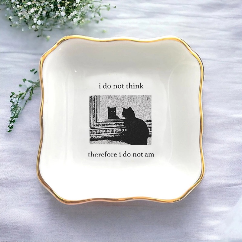 1 Stück Ich Denke Nicht, Also  – Ceramic Trinket Dish Bewertung und Preis