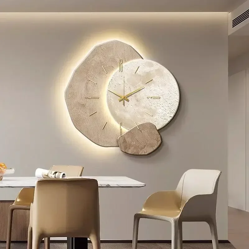 2025 Moderne Uhr mit Licht-Des – Wall Clock Silent Bewertung und Preis