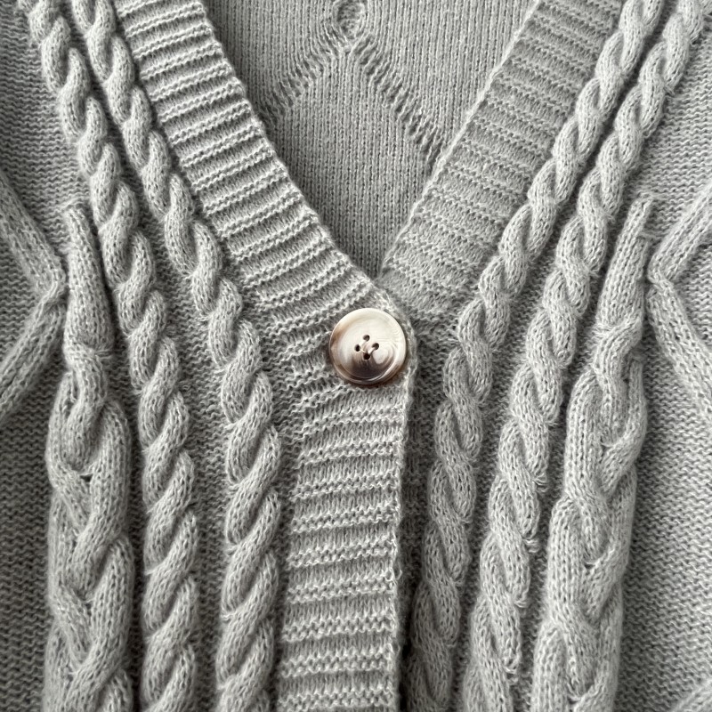TTPD Graue Strickjacke für Dam – Yarn Home Decor Bewertung und Preis