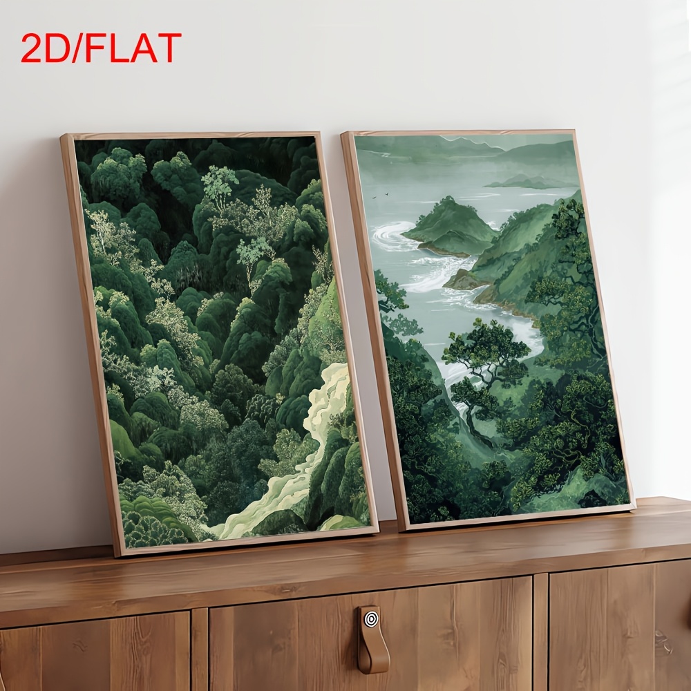 2 Stück Moderne Grüne Wald- un – Home Decor Youtube Bewertung und Preis
