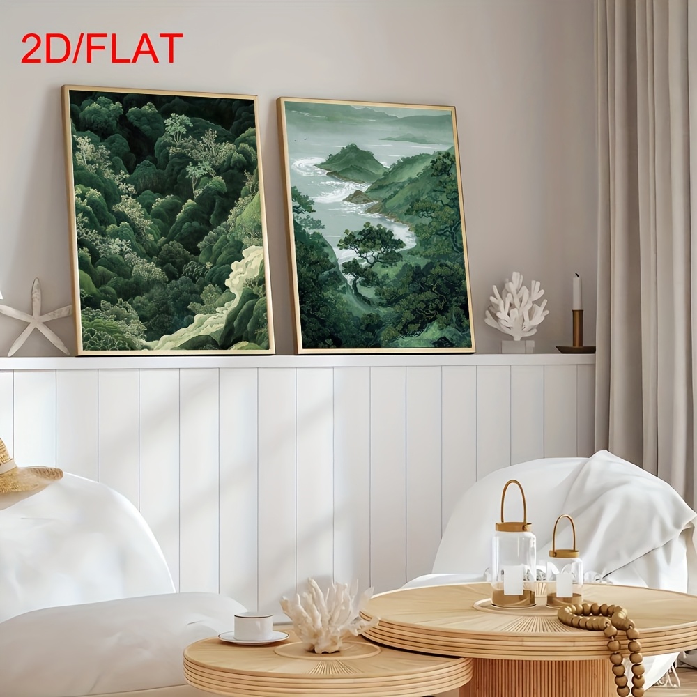 2 Stück Moderne Grüne Wald- un – Home Decor Youtube Bewertung und Preis