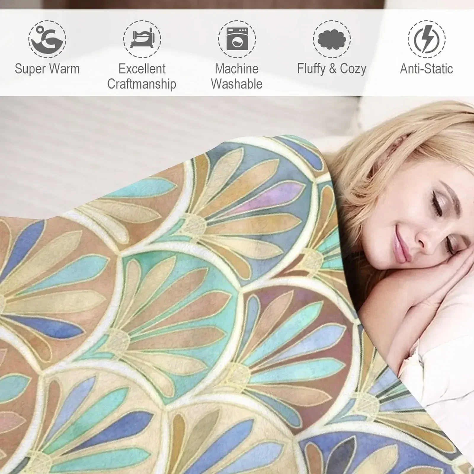 Herbstliche Neutrale Vintage 2 – Neutral Throw Blanket Bewertung und Preis