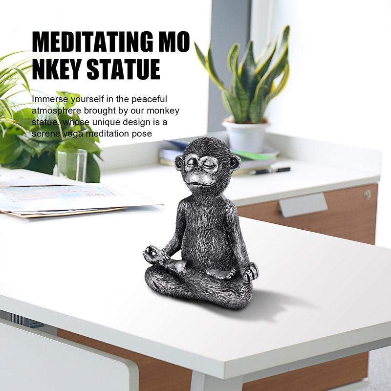 Meditierende Affenstatue aus K – Home Decor Outdoor Bewertung und Preis
