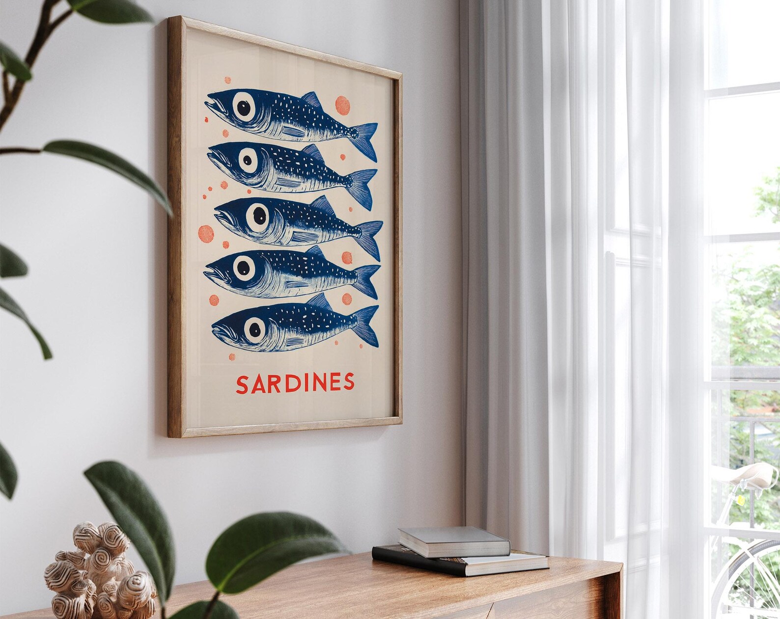 Vintage-Sardinen-Leinwand-Wand – Home Decor Youtube Bewertung und Preis